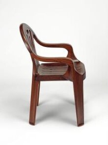 Plastic Chair in Wood thumbnail 1