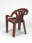Plastic Chair in Wood thumbnail 2