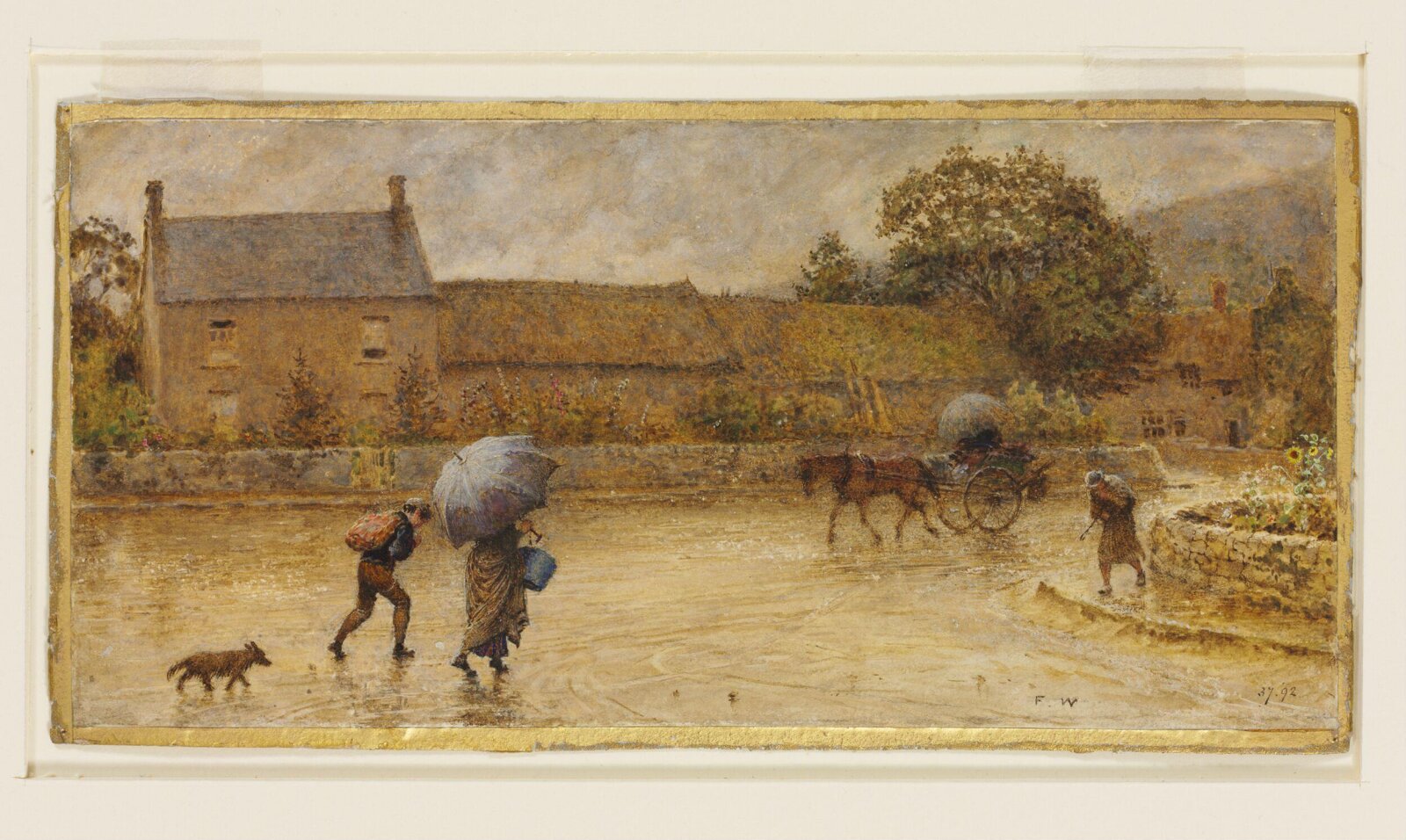 Rainy day at Bisham, Berks., Frederick Walker, ca. 1855-75