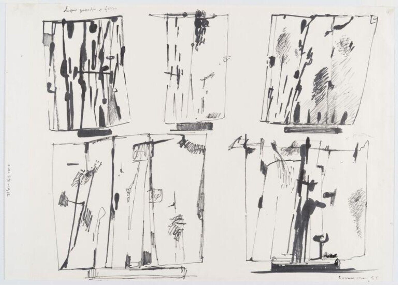 Study for a sculpture, Pietro Consagra, 1958