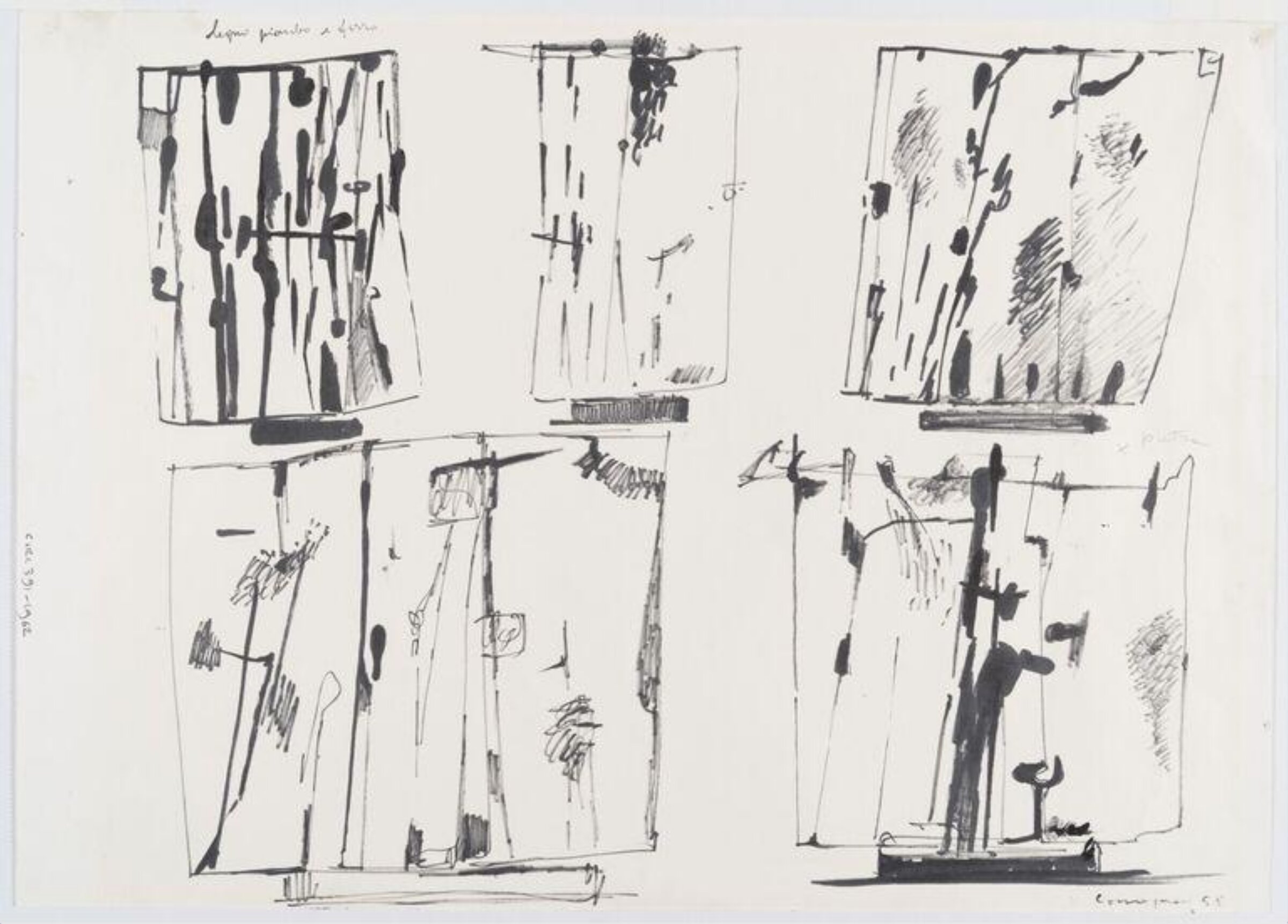 Study for a sculpture, Pietro Consagra, 1958