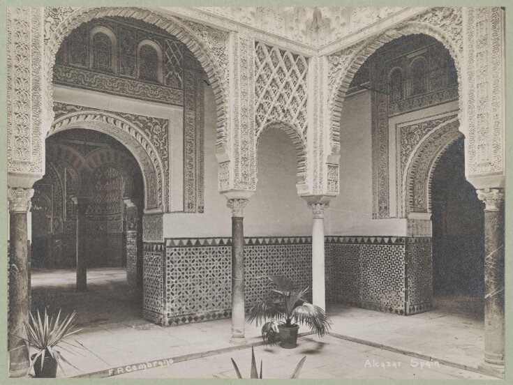 Topographical photograph of Alcazar, Seville top image