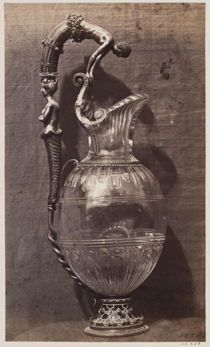 Ewer, rock crystal, Italian top image