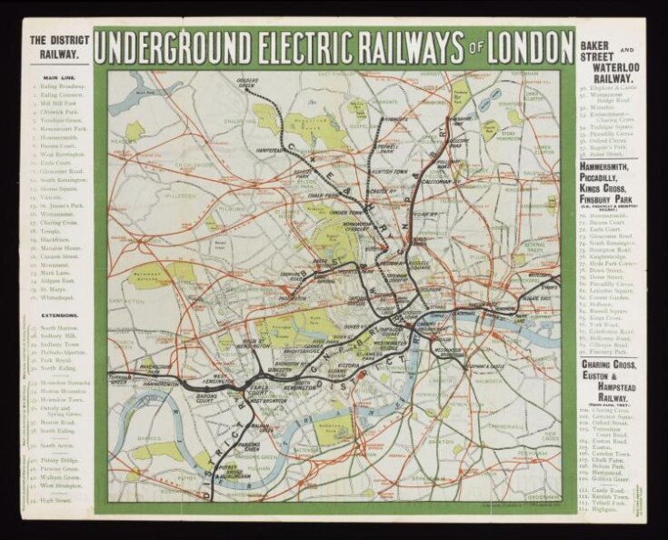 The london underground poster 1930s hi-res stock photography and