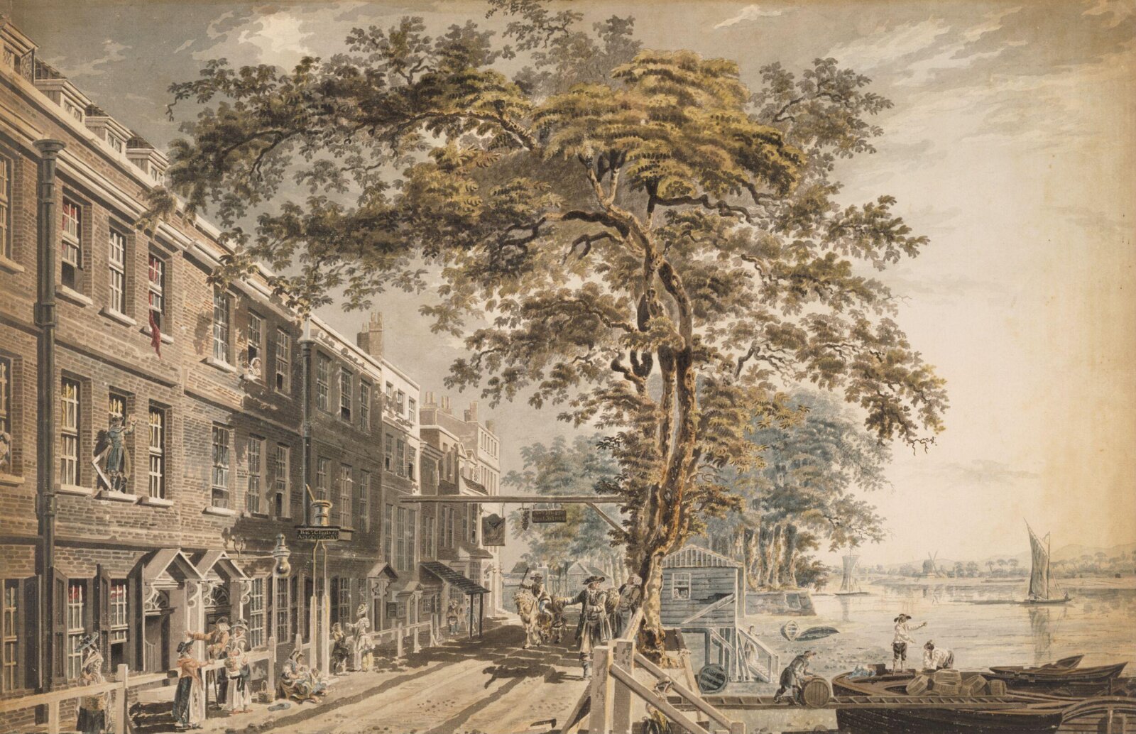 Cheyne Walk, Chelsea, James Miller, 1766