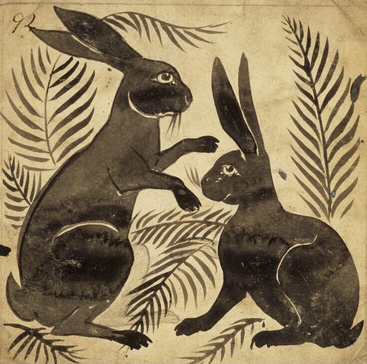 Tile design with hares top image