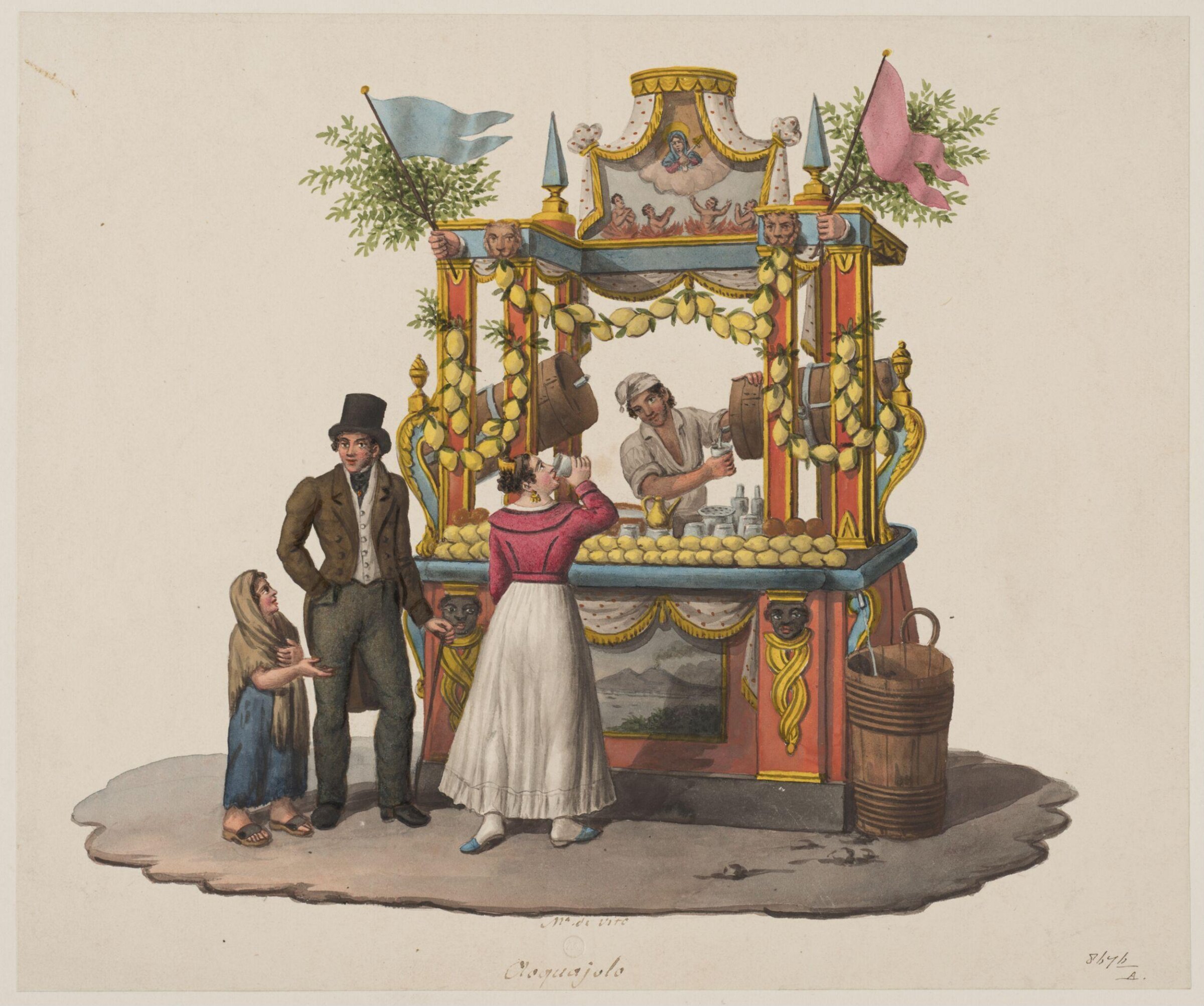 Italian Lemonade Seller, Maria de Vito, c. 1820s