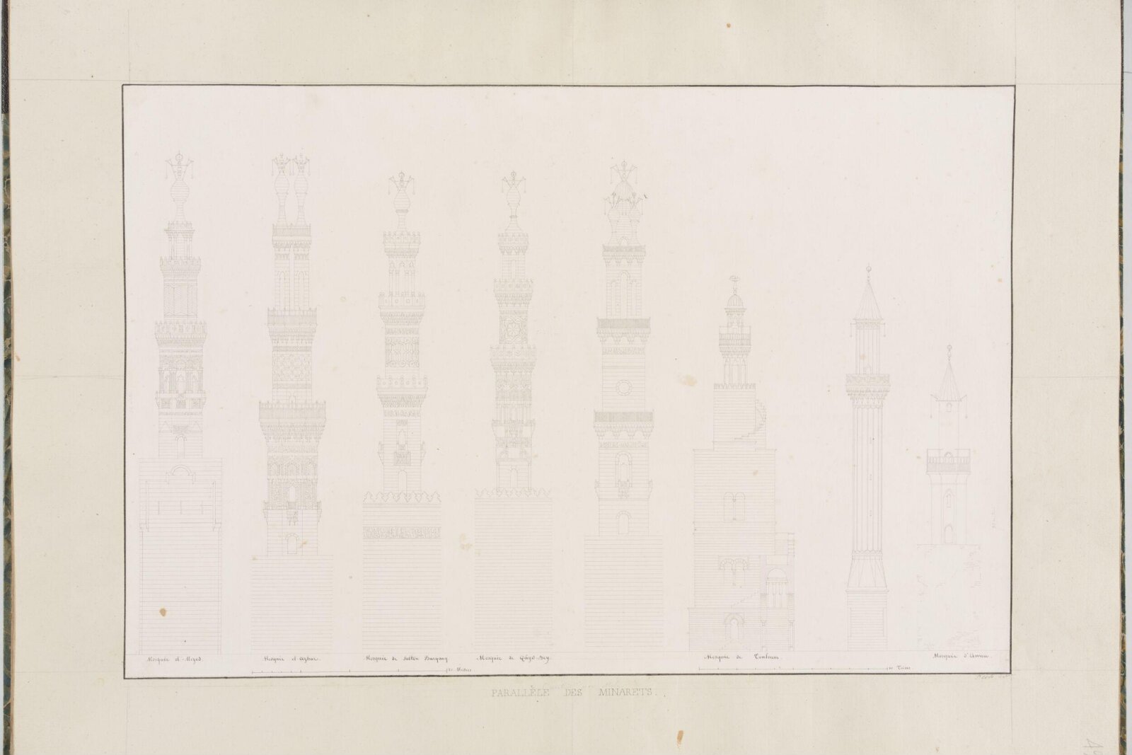Parallèle Des Minarets, Pascal-Xavier Coste, 1818-1822