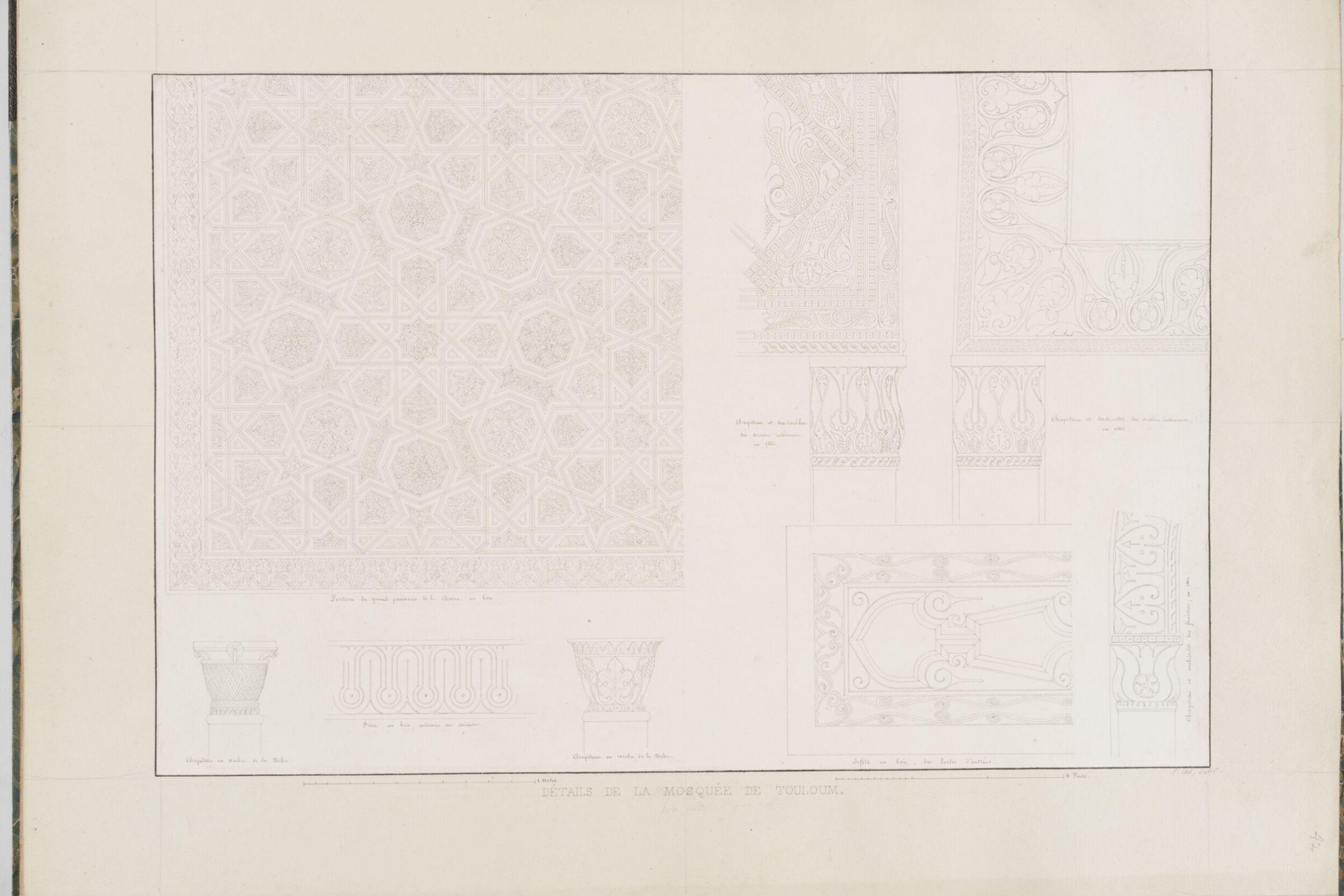 Détails De La Mosquée De Touloum, Pascal-Xavier Coste, 1818-1822