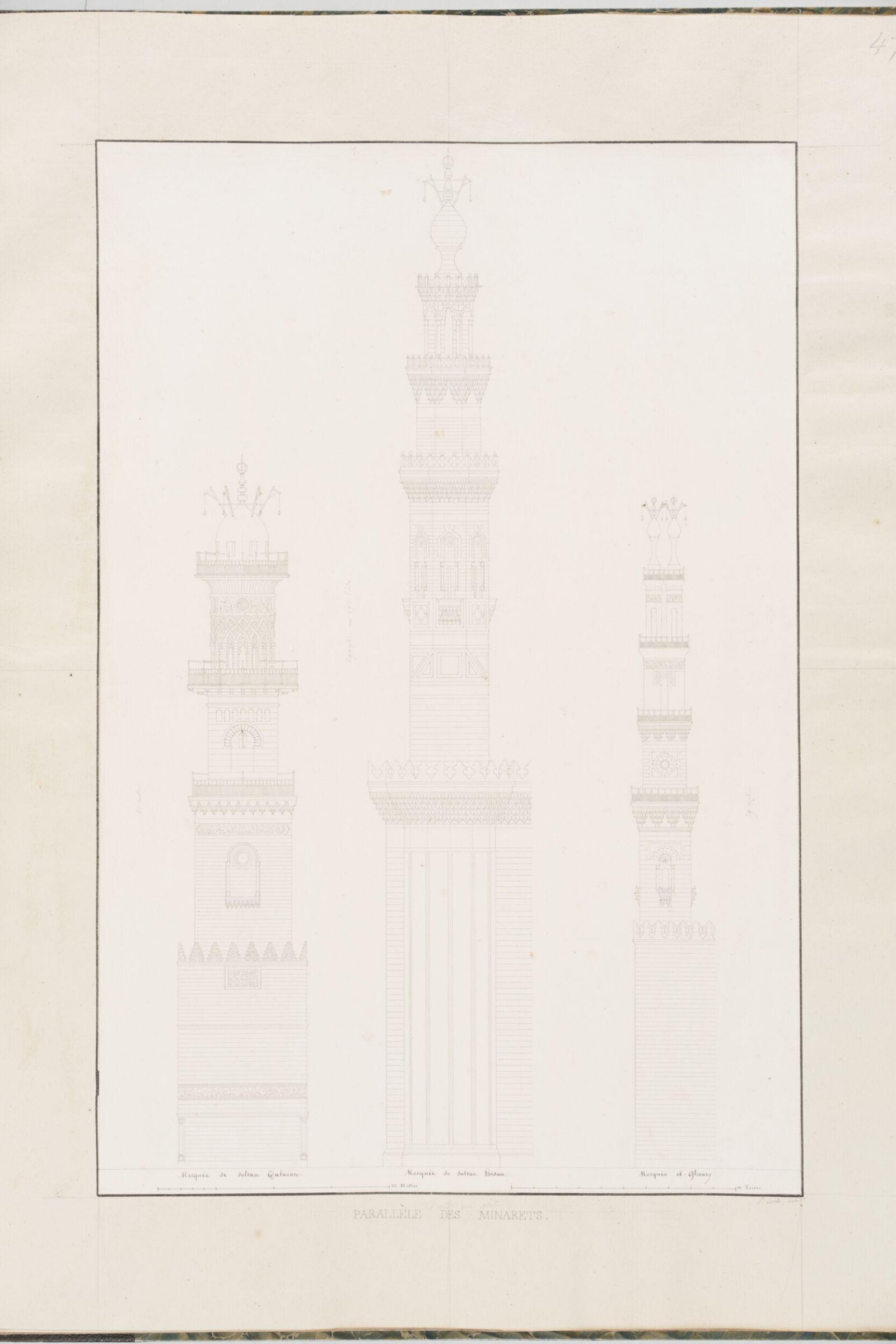 Parallèle Des Minarets, Pascal-Xavier Coste, 1818-1822