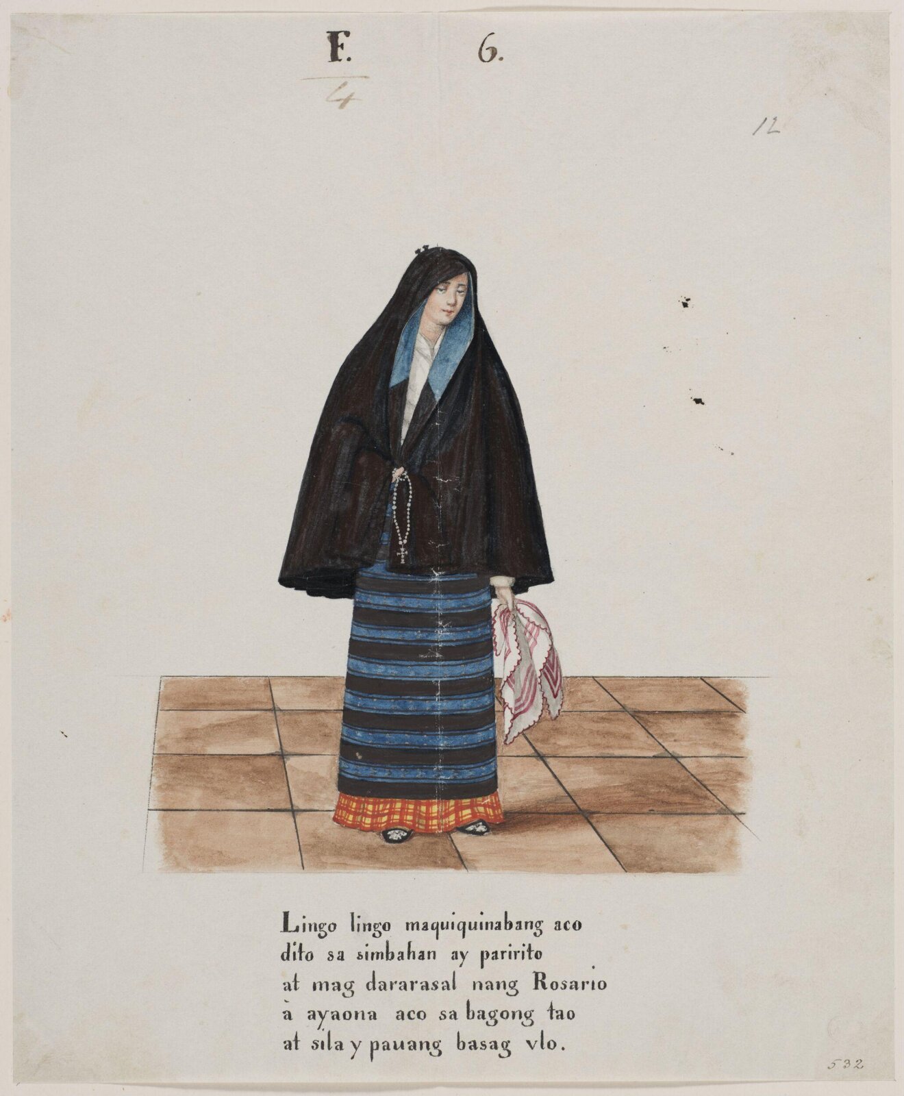 Watercolour, c. 1840s