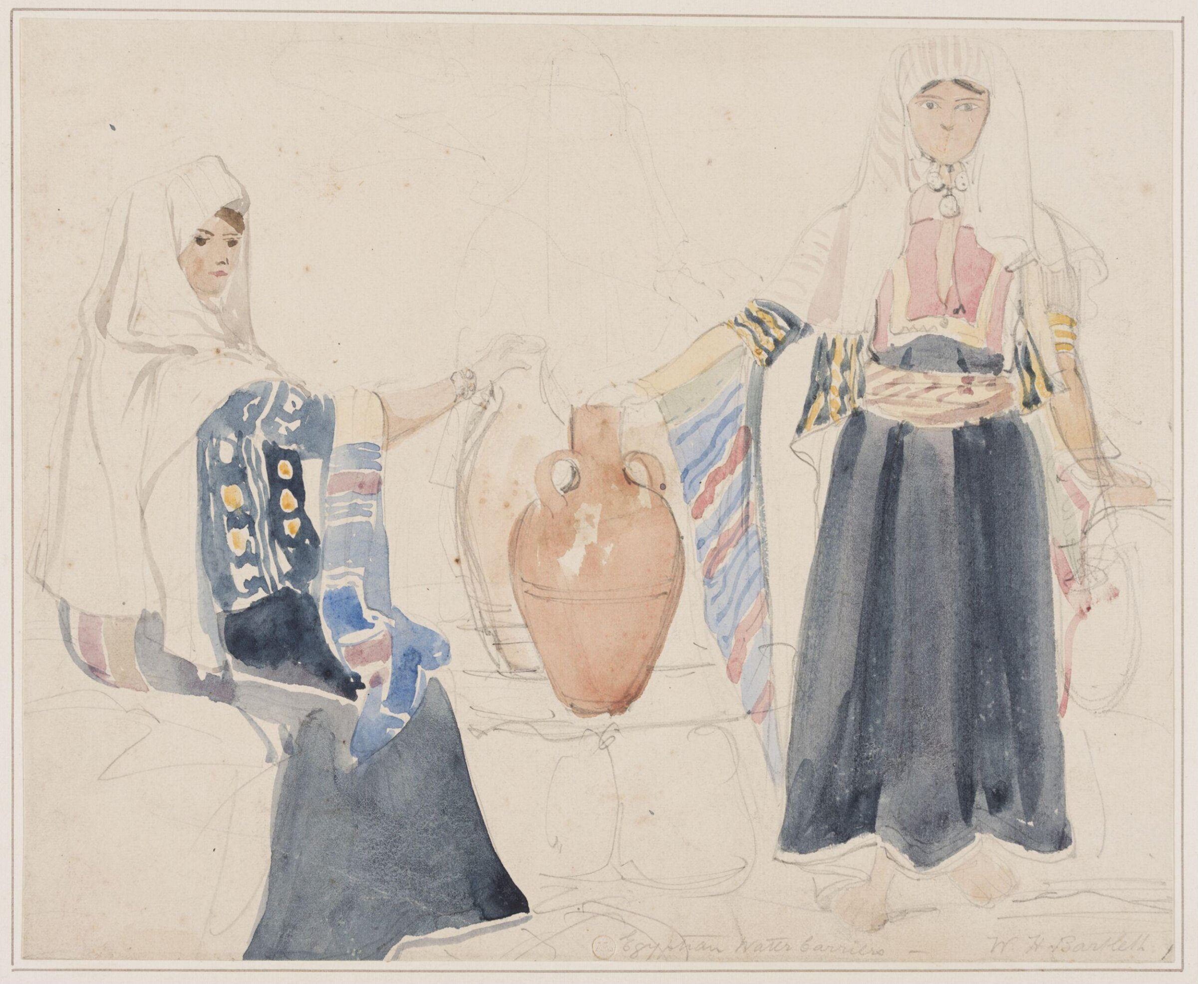 Egyptian Water Carriers, William Henry Bartlett, c. 1829-1854