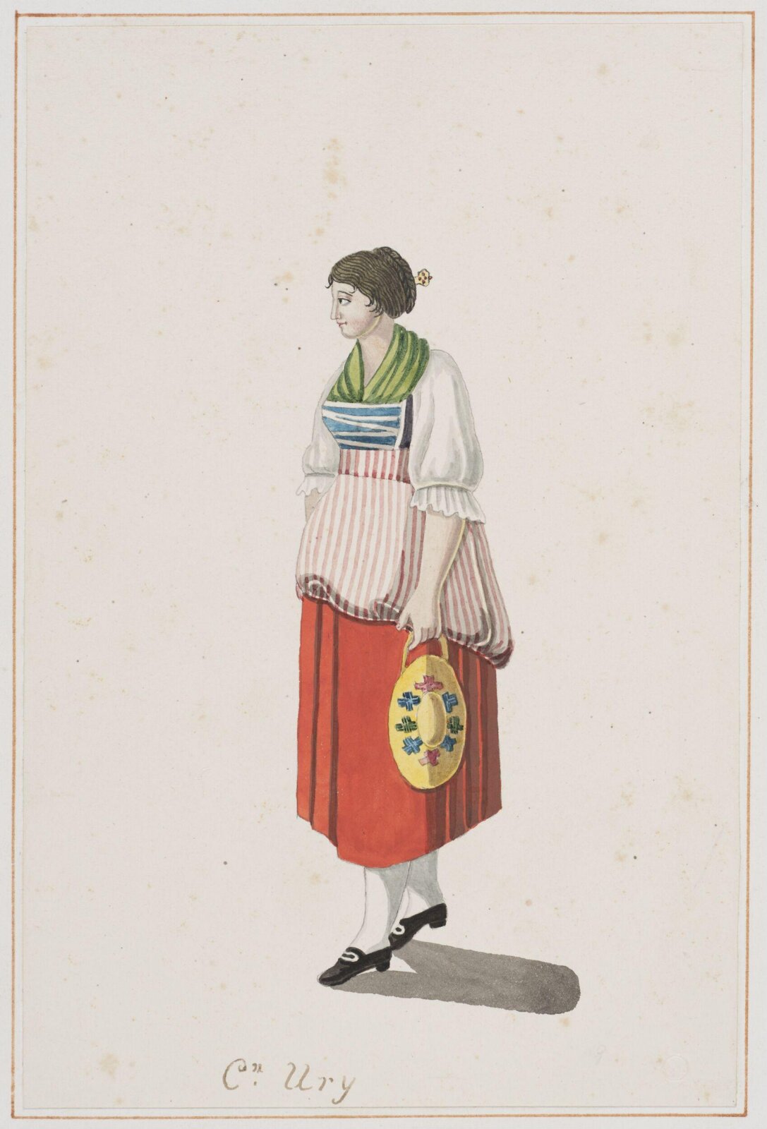 Drawing, David Alois Schmid, 1821