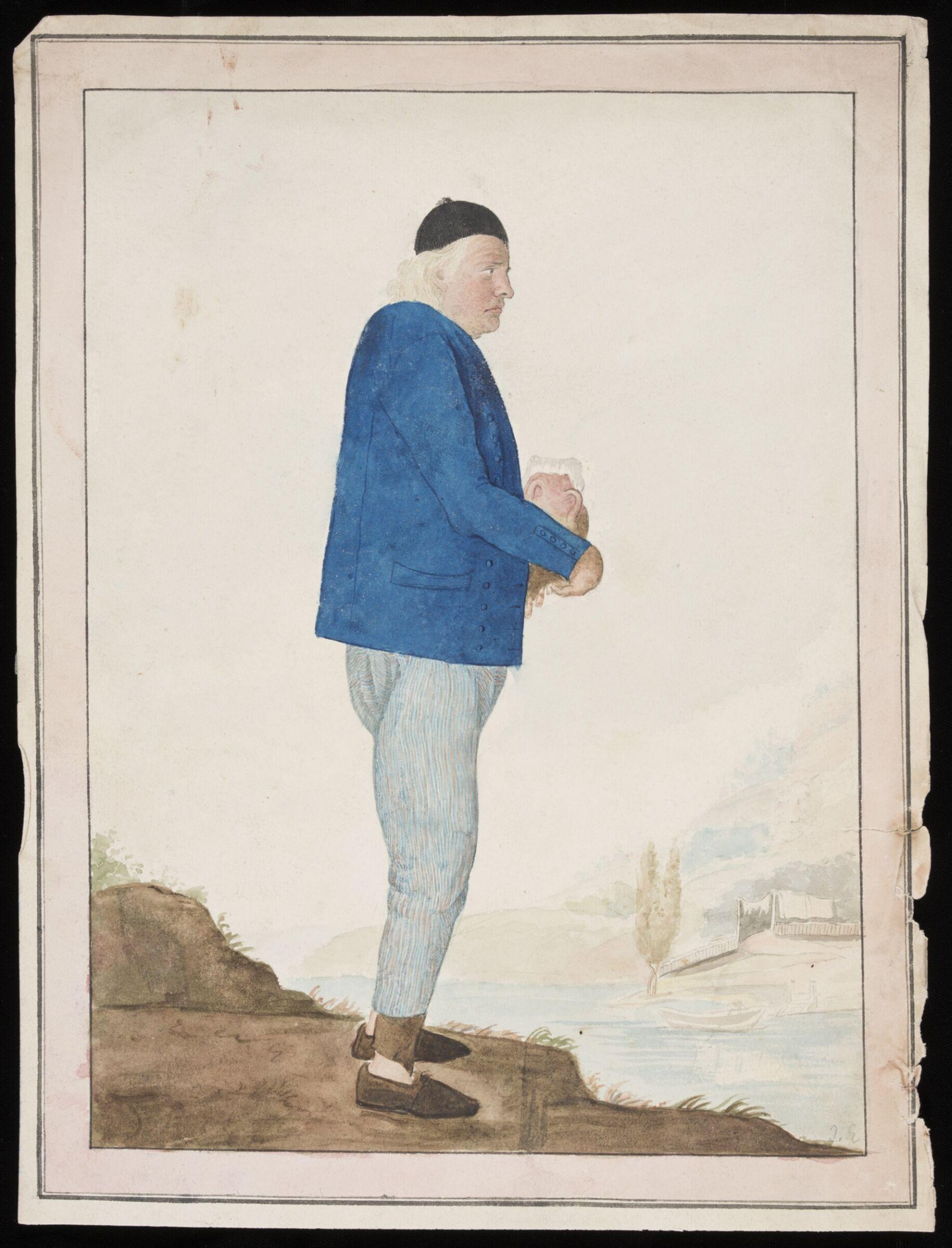Watercolour drawing, John Edwards, 1800-50