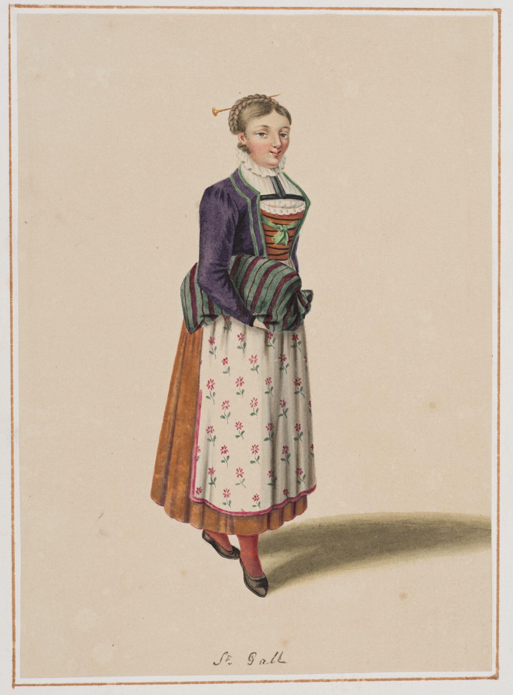 Drawing, David Alois Schmid, 1821