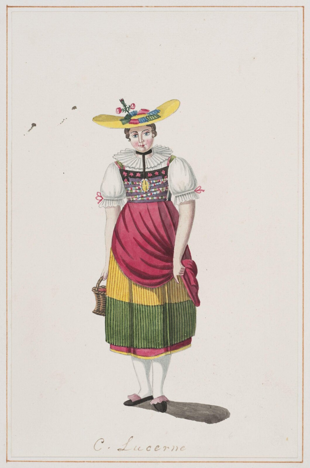 Drawing, David Alois Schmid, 1821