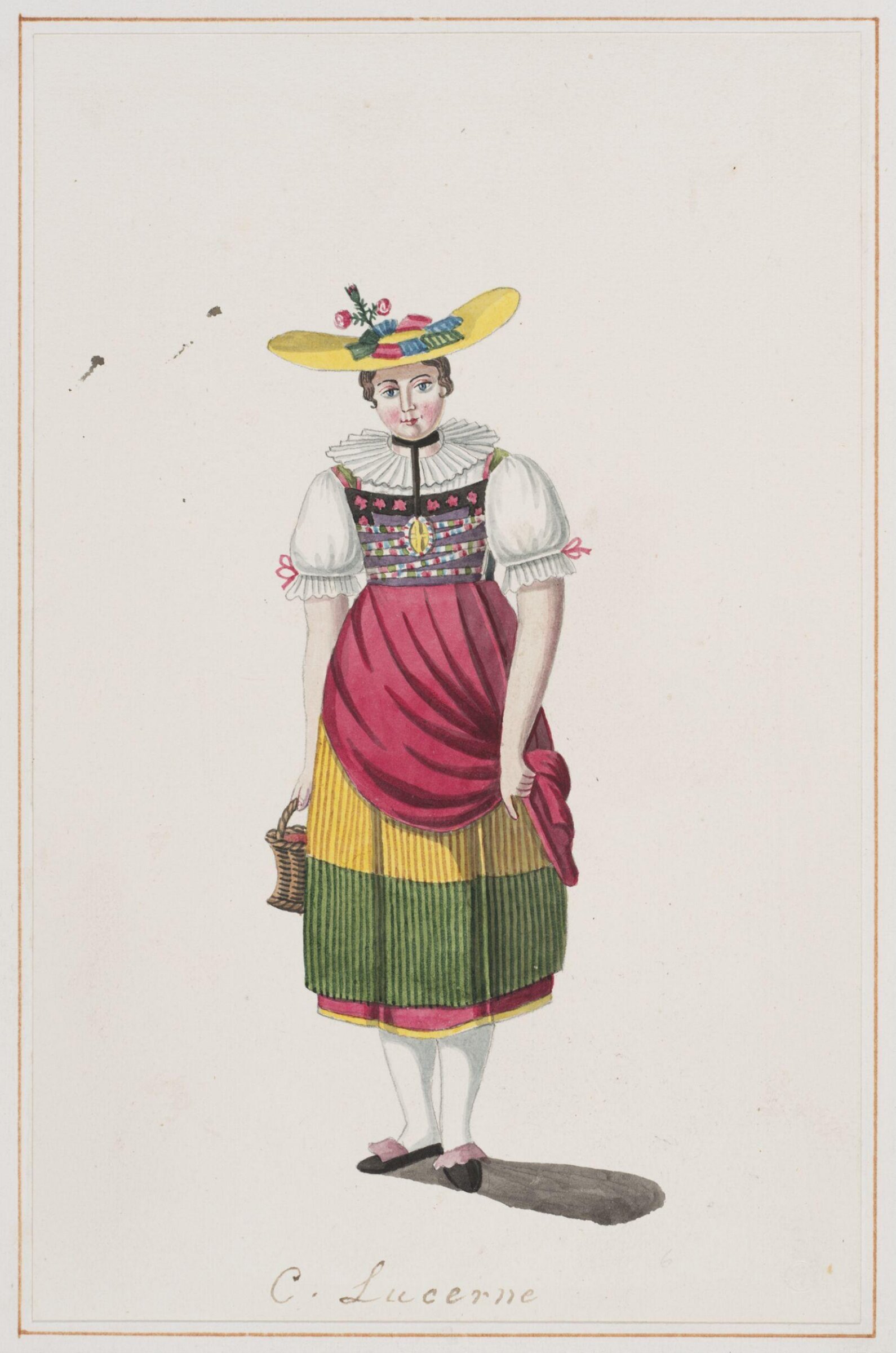 Drawing, David Alois Schmid, 1821