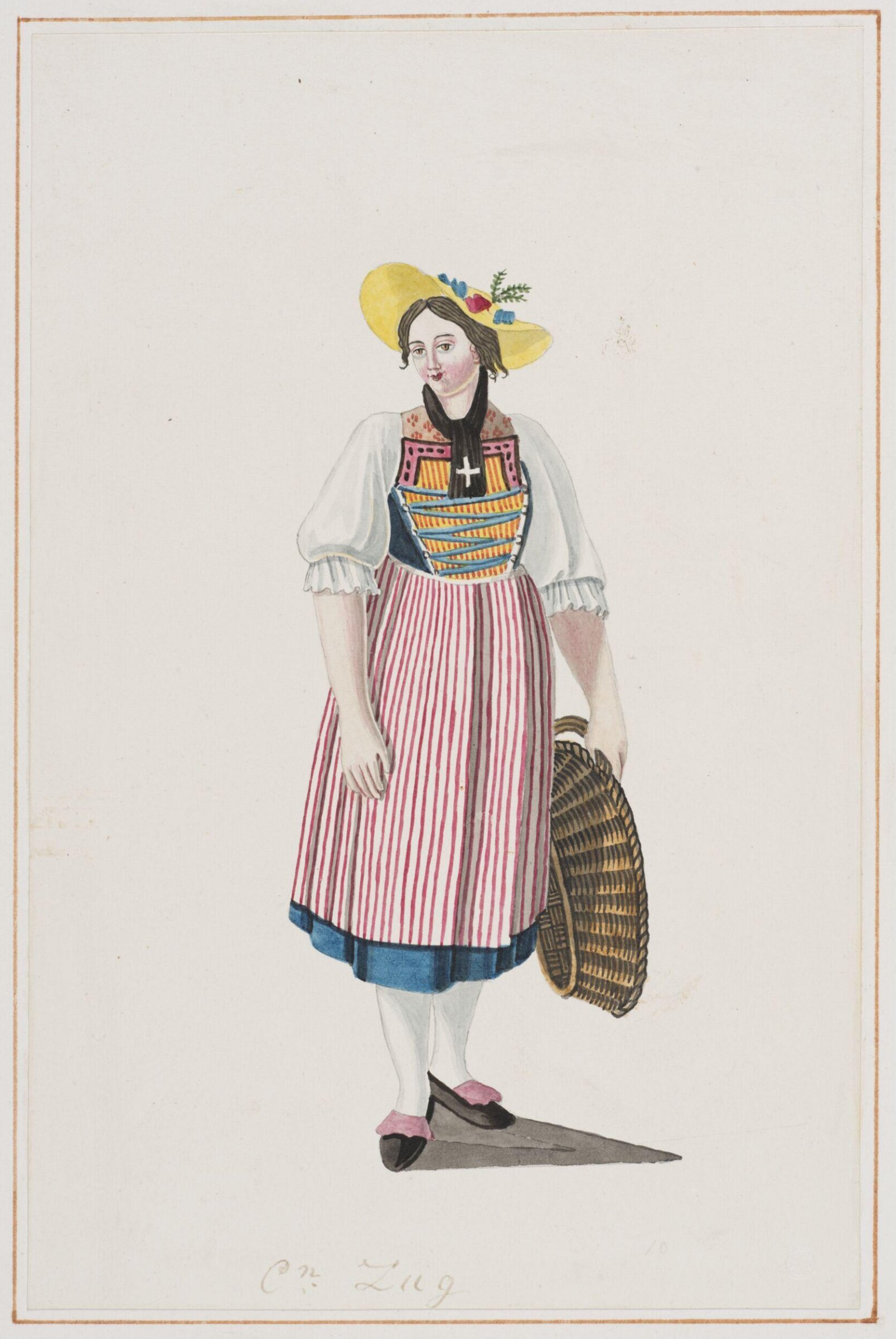 Drawing, David Alois Schmid, 1821