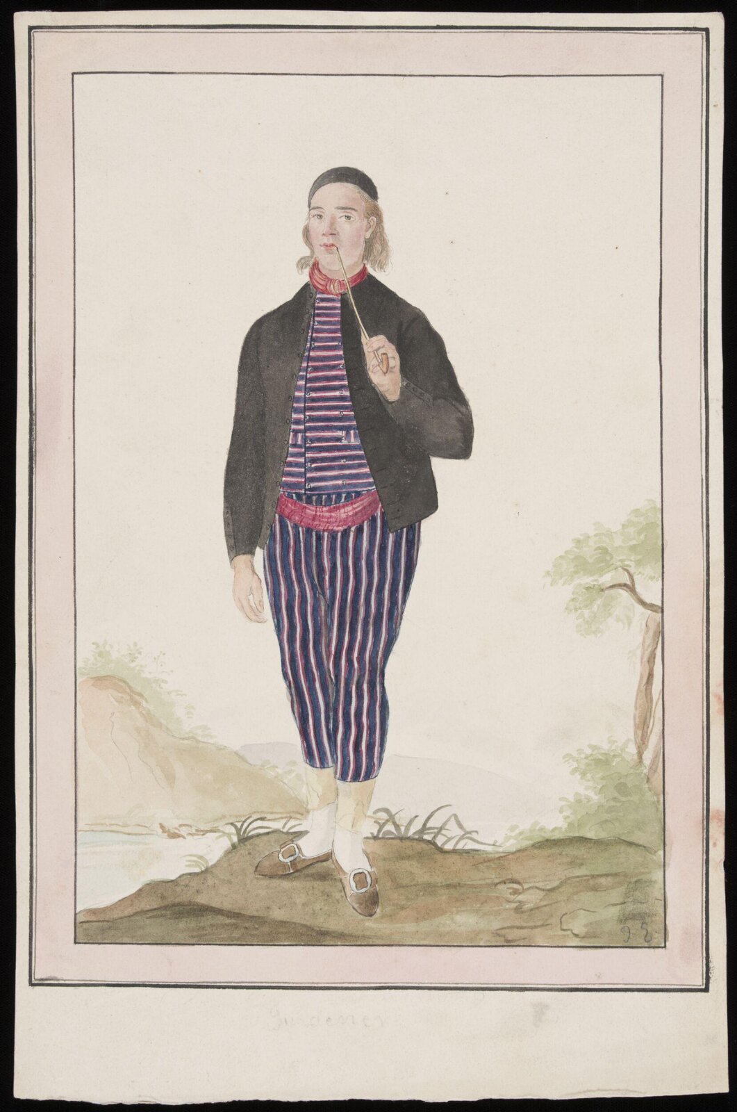 Watercolour drawing, John Edwards, 1800-50