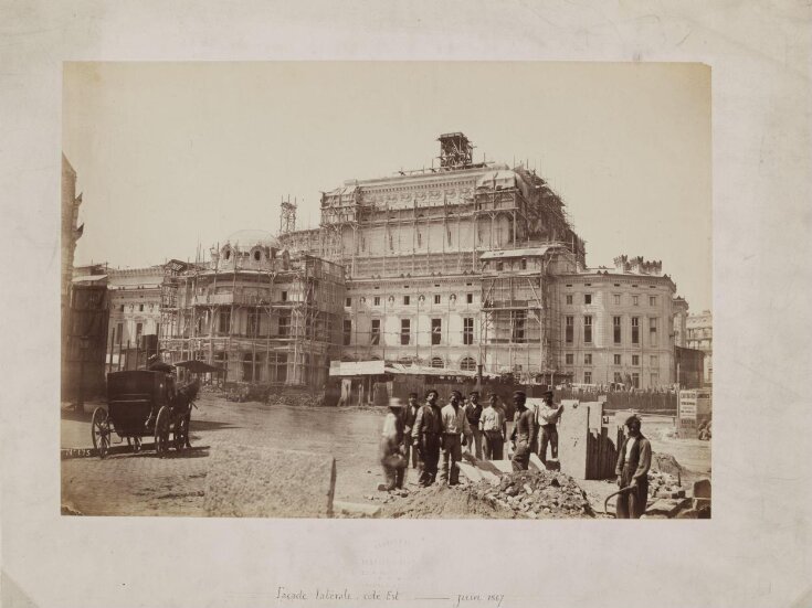 Façade latérale, côté Est, juin 1867 top image
