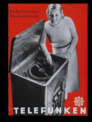 Telefunken Radio-Grammo Musikschranke