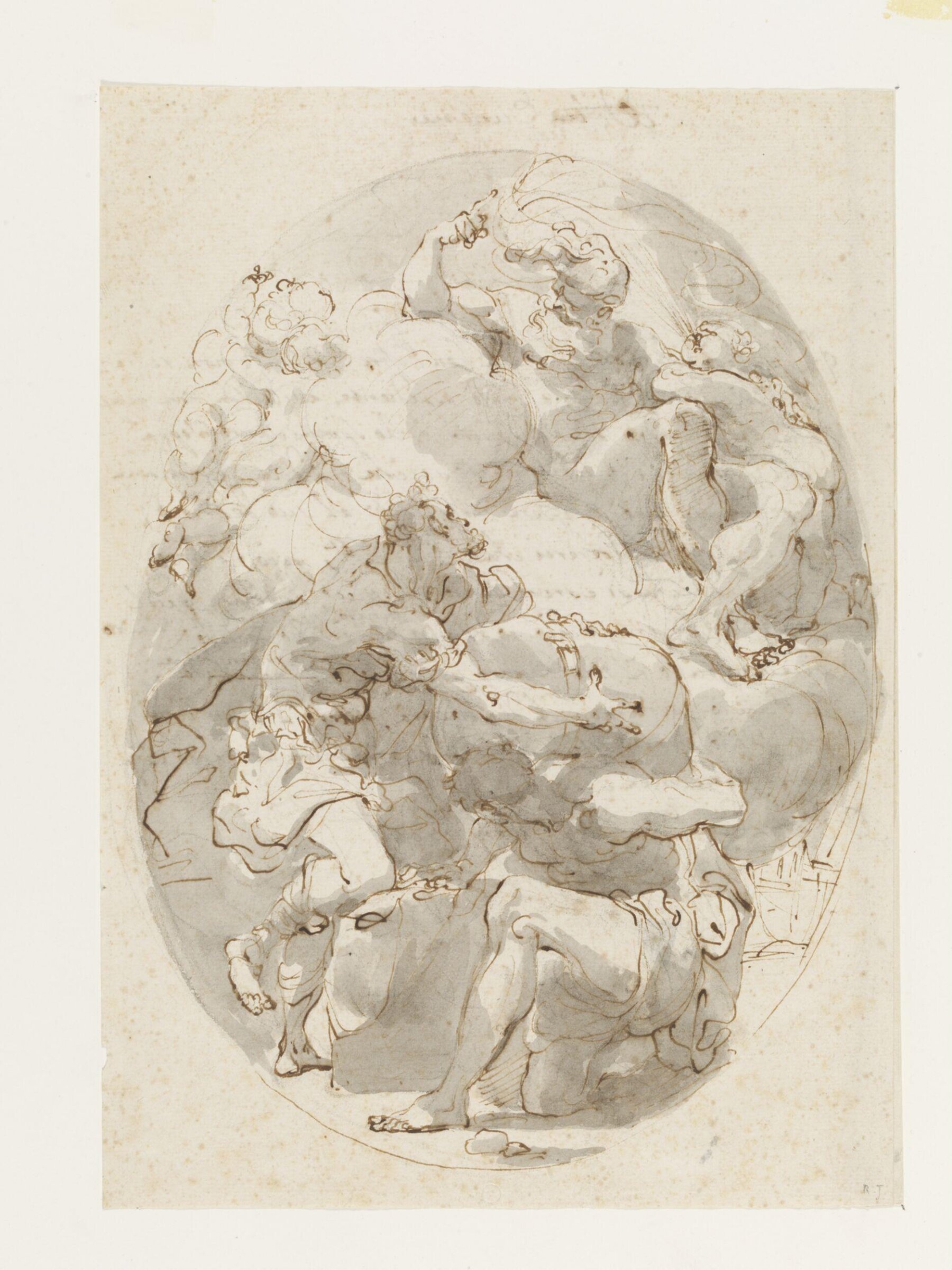 Odysseus receiving a bag of winds from Aeolus, Gaetano Gandolfi, c.1766