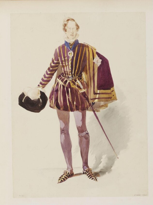 The Duke of Devonshire as an Elizabethan nobleman, c.1600 (1842) by John Richard Coke Smyth