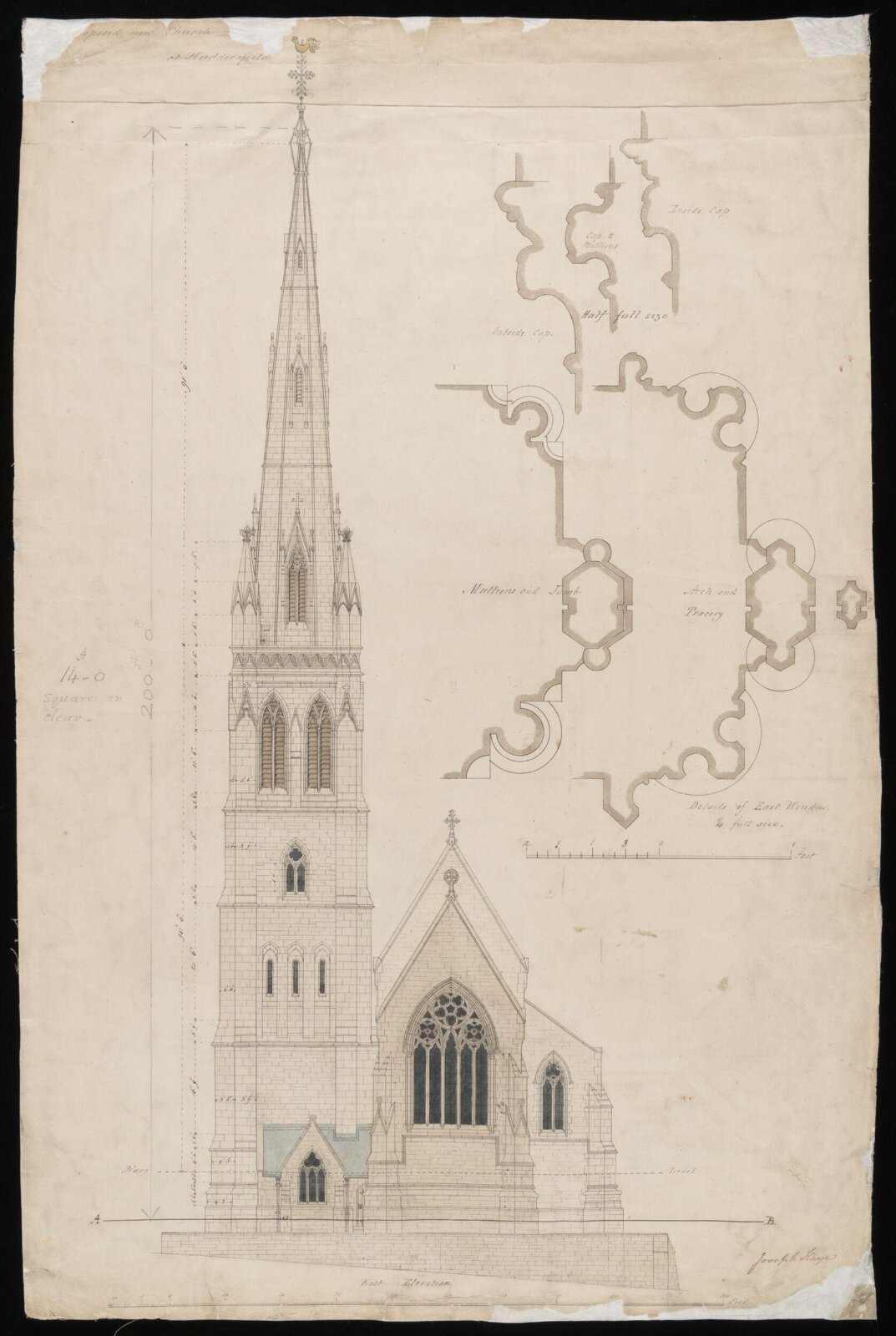 Drawing, William Butterfield