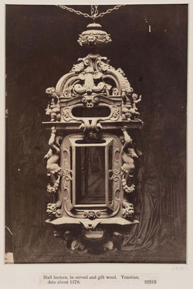 Hall lantern in carved and gilt wood, Venetian, ca. 1570 top image