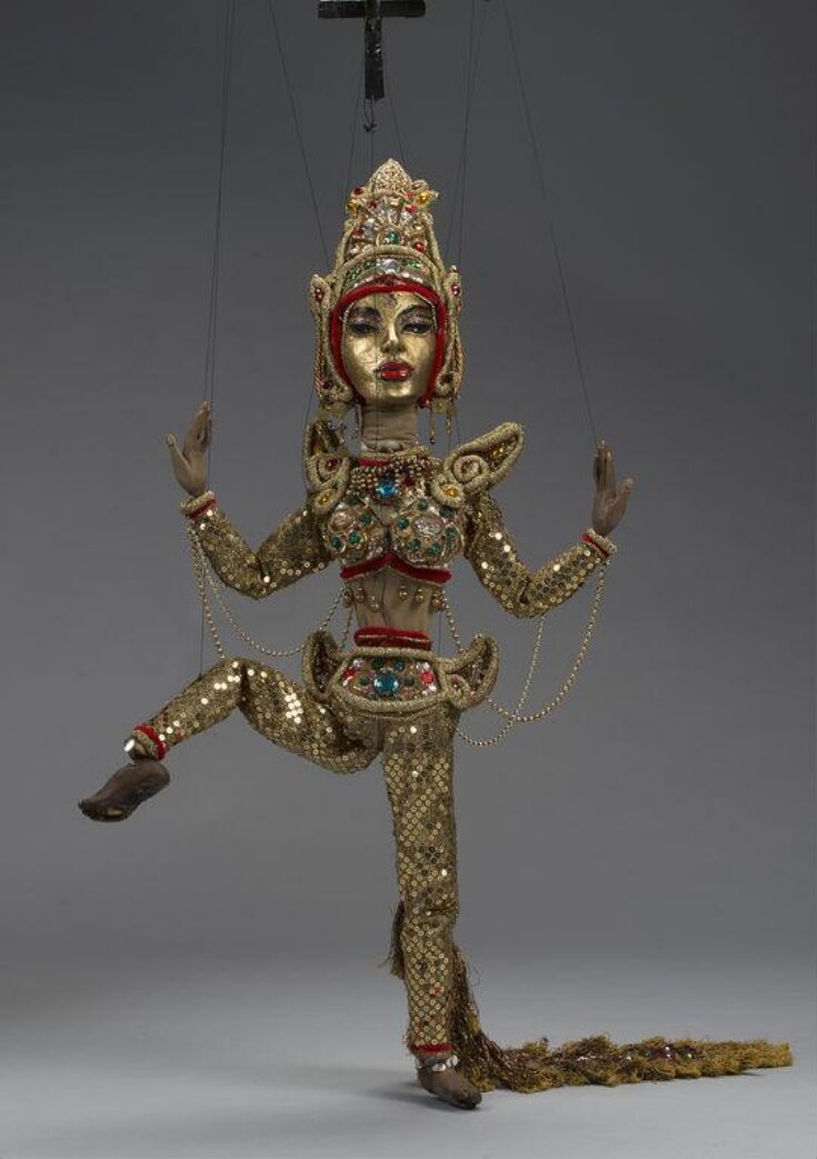 Marionette of a female Thai dancer image