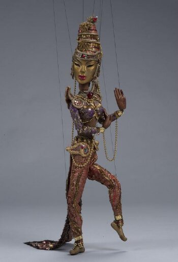 Marionette of a female Thai dancer