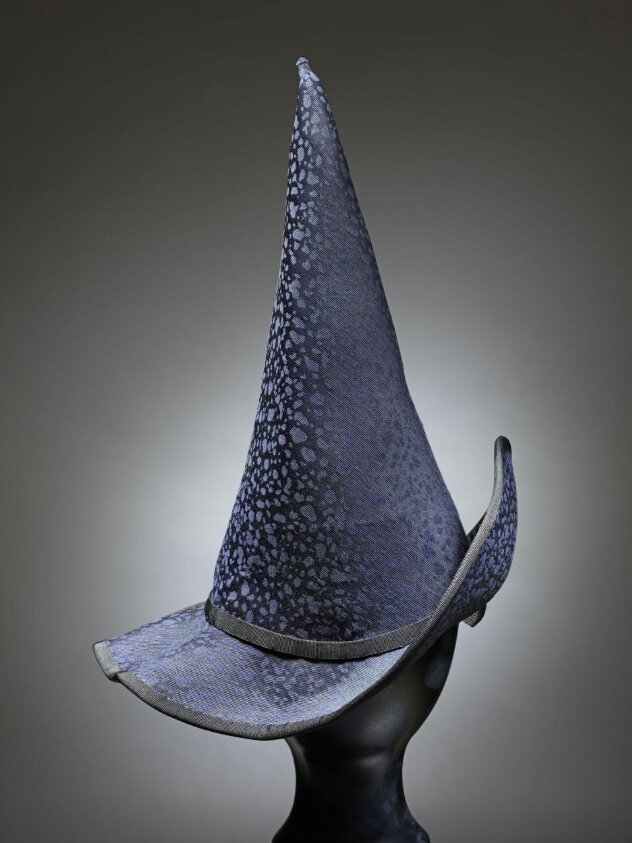 Hat worn by Idina Menzel as Elphaba in the original 2003 New York production of <i>Wicked</i> and in the London transfer by Robert Jacob Gordon