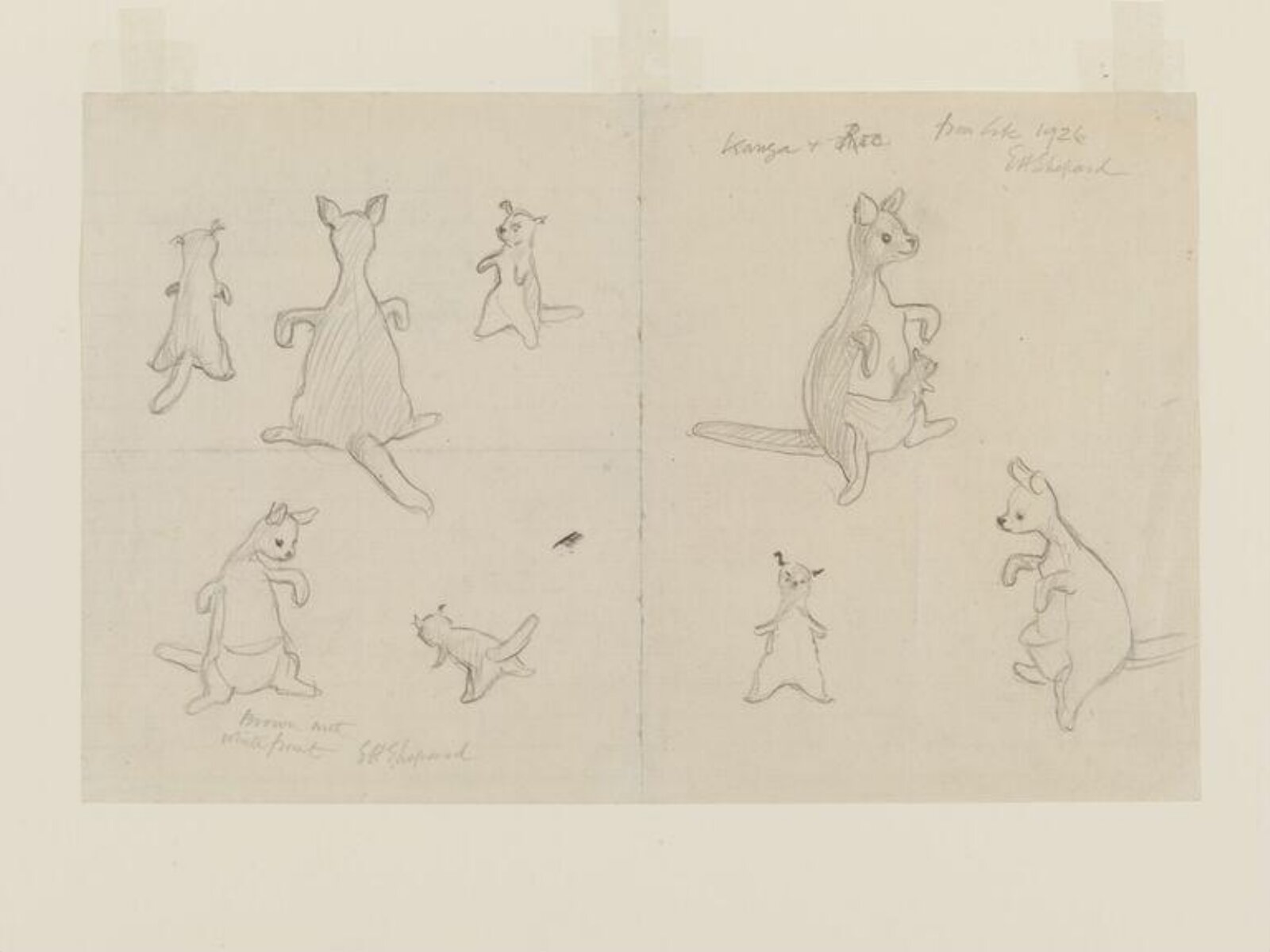Drawing, E. H. Shepard, 1926
