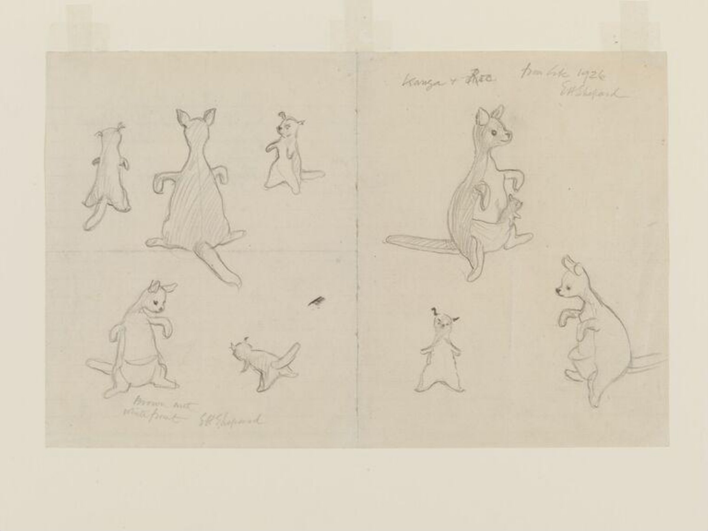 Drawing, E. H. Shepard, 1926