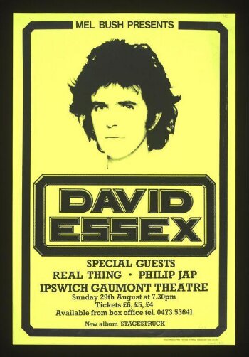 David Essex at the Gaumont poster