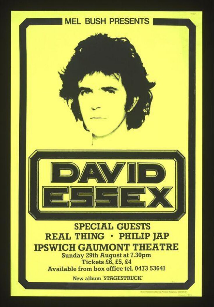 David Essex at the Gaumont poster image