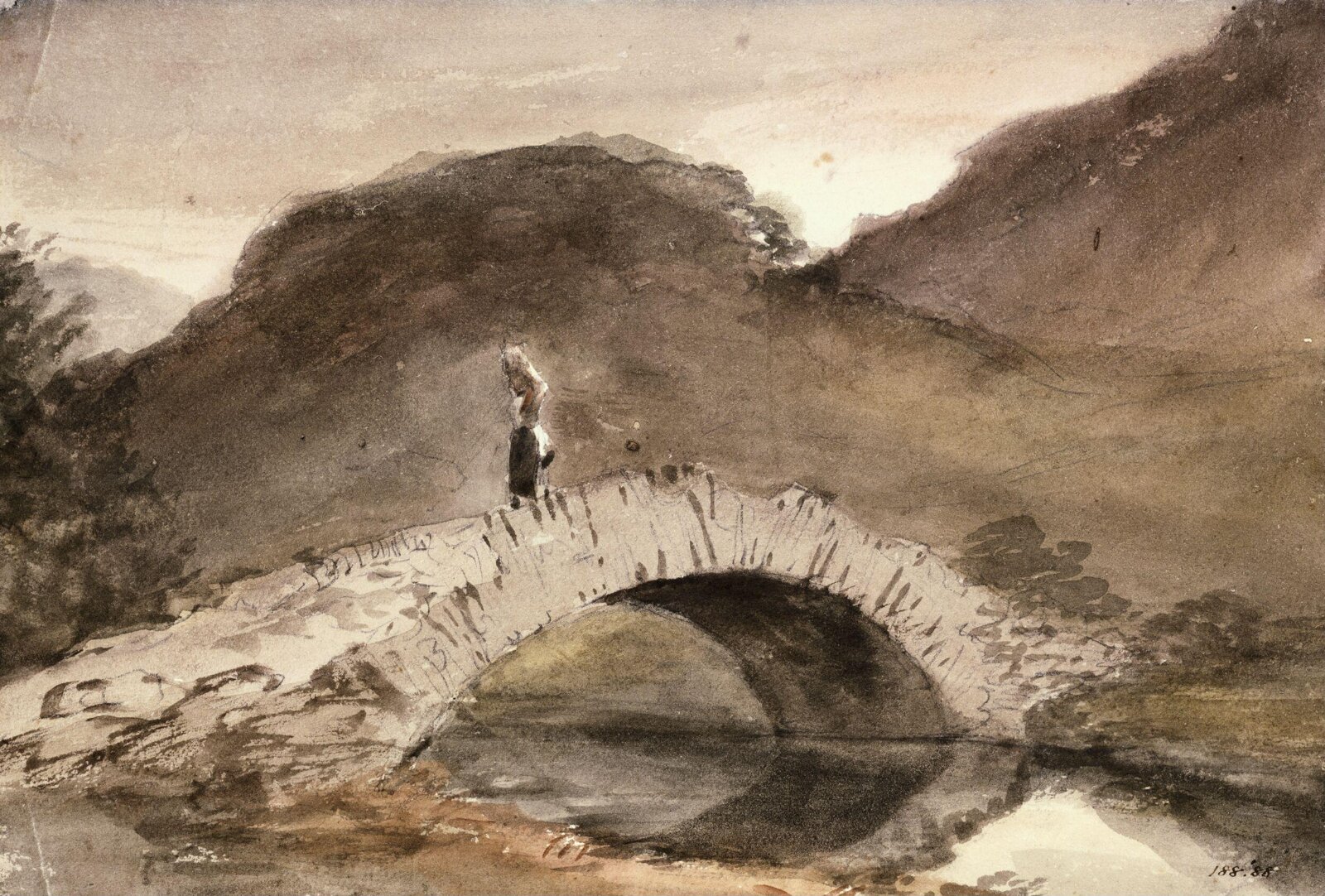 A bridge, Borrowdale., John Constable, 2 October 1806