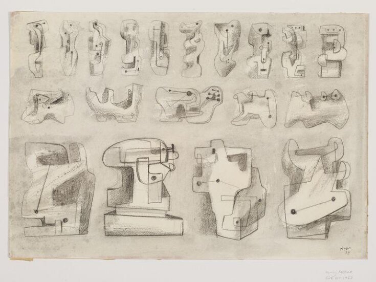 Studies for stone sculpture top image