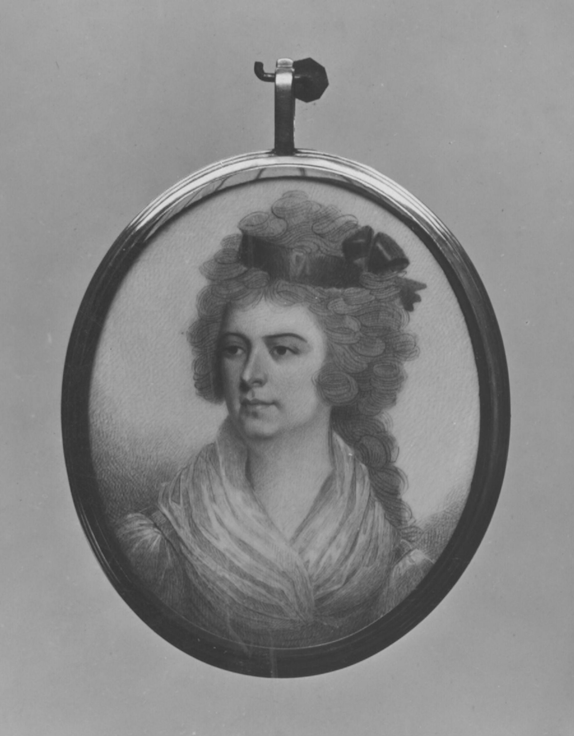 Portrait miniature of an unknown woman, John Barry, ca. 1785-1825