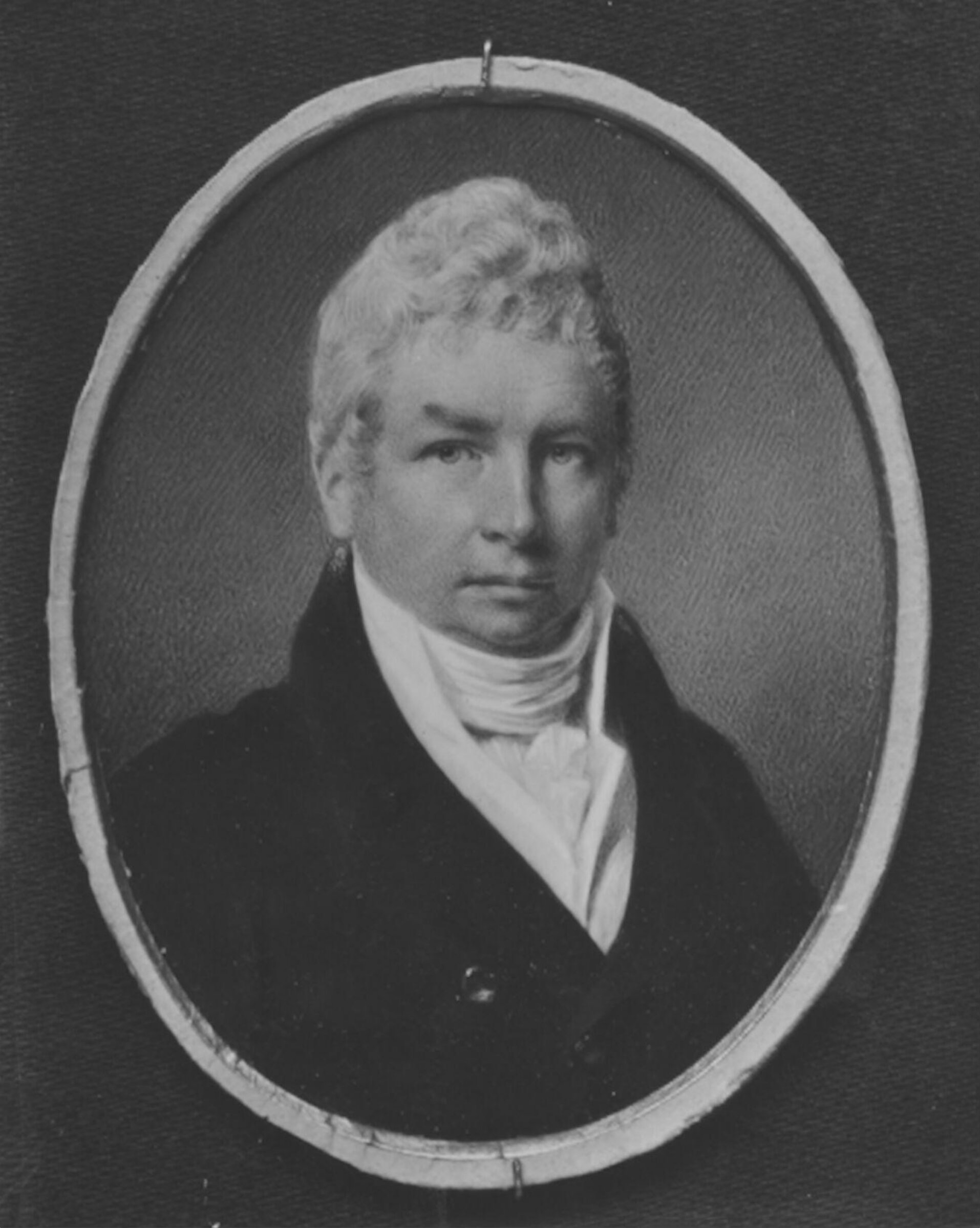 Portrait miniature of a man in a green coat, Engleheart, ca. early 19th century