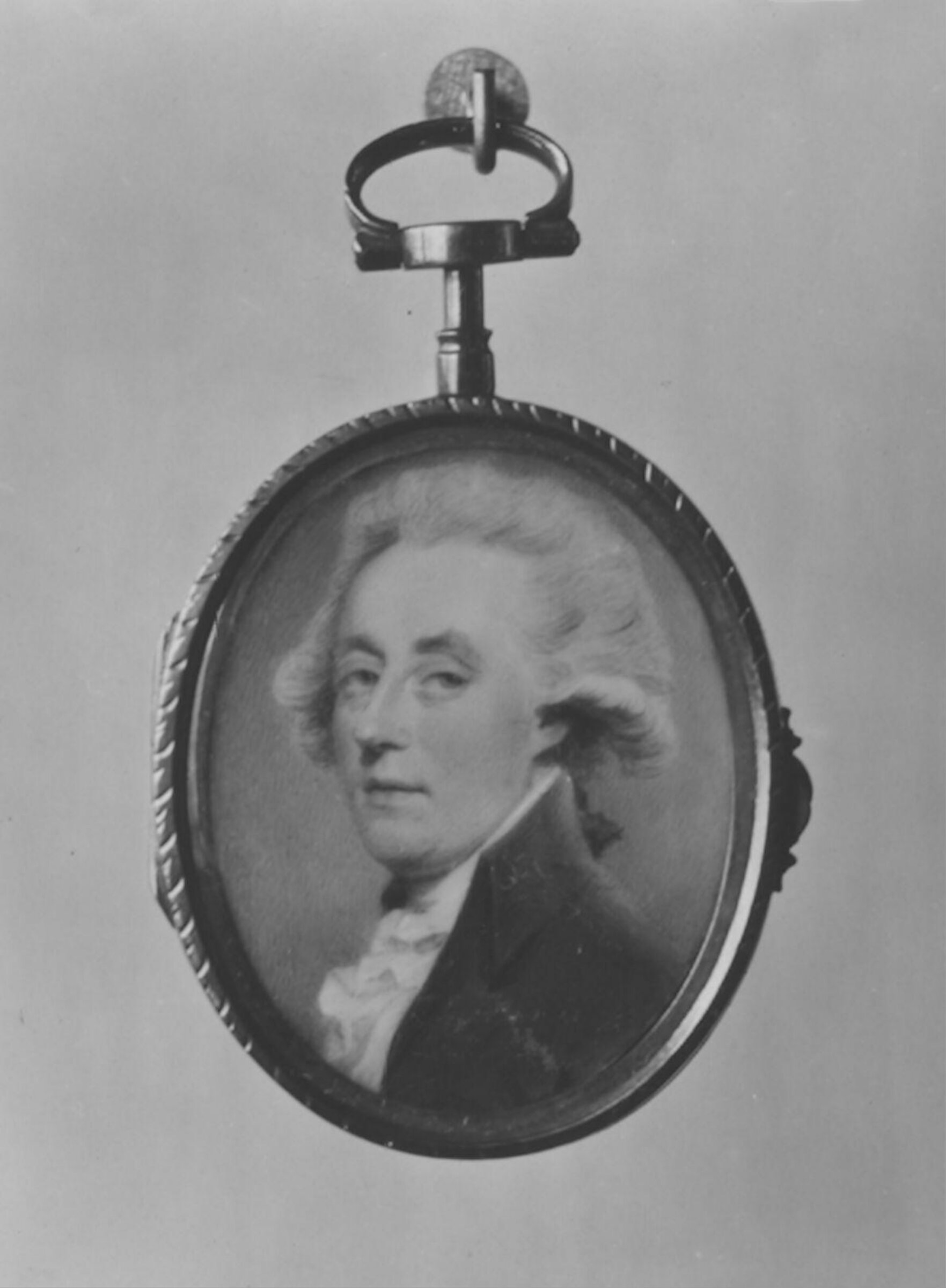 Portrait miniature of an unknown man, Charles Shirreff, 1770-1831