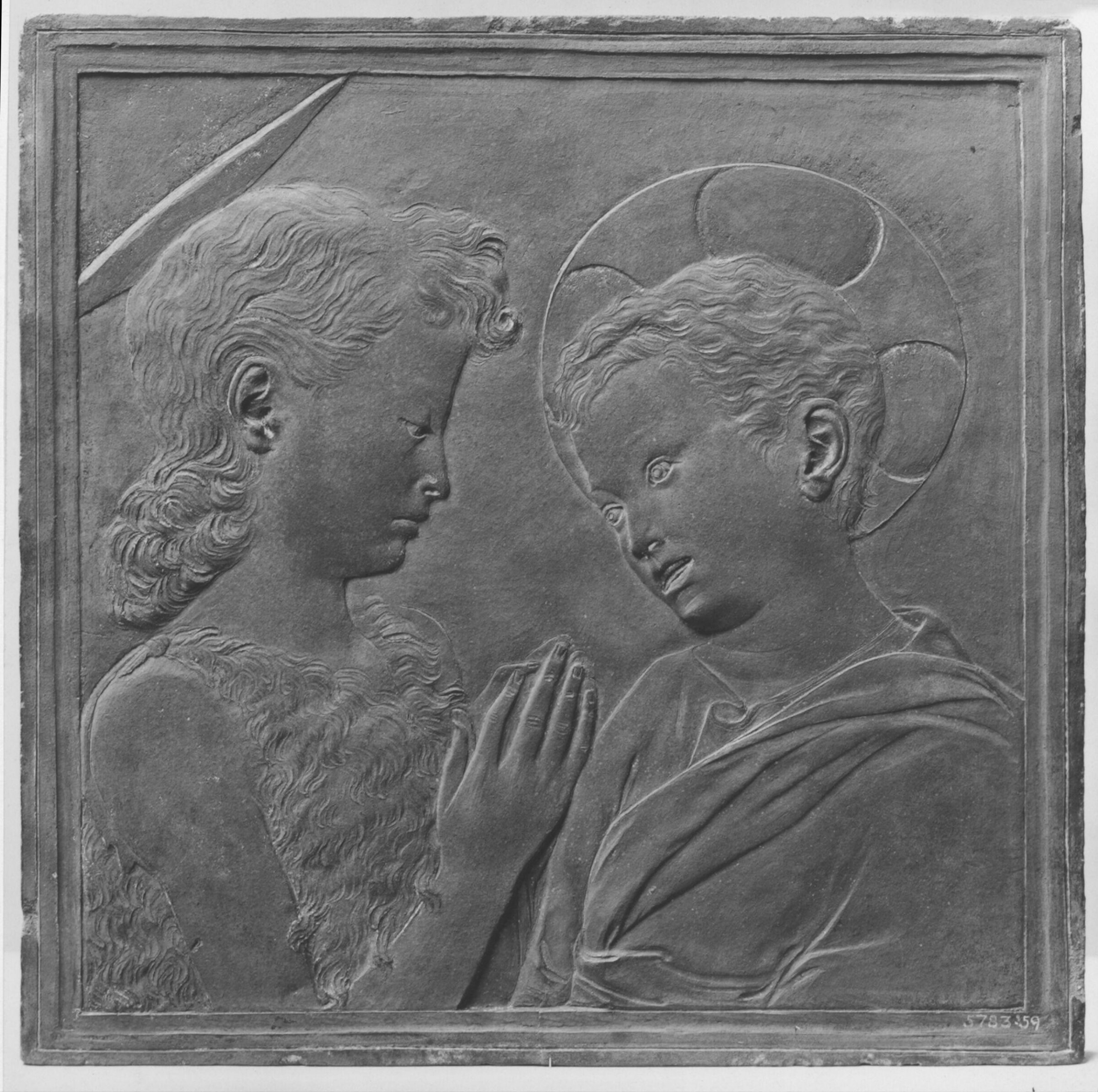 Christ and St. John the Baptist as Children, Desiderio da Settignano, first half 15th century