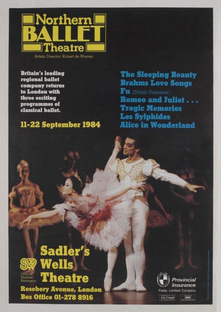 Northern Ballet Theatre poster top image