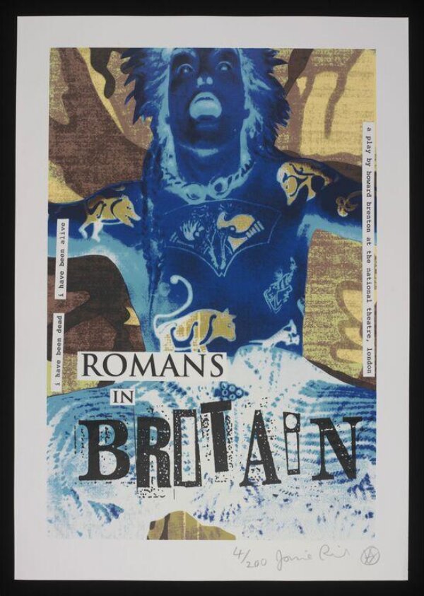 Poster to commemorate the 50th anniversary of the National Theatre