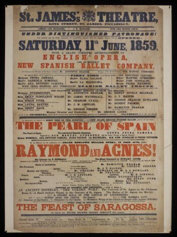 St. James's Theatre poster