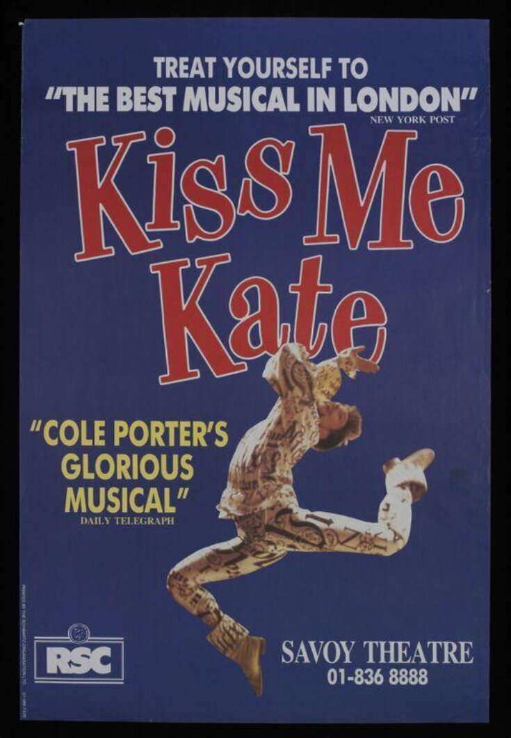 Kiss Me Kate poster top image