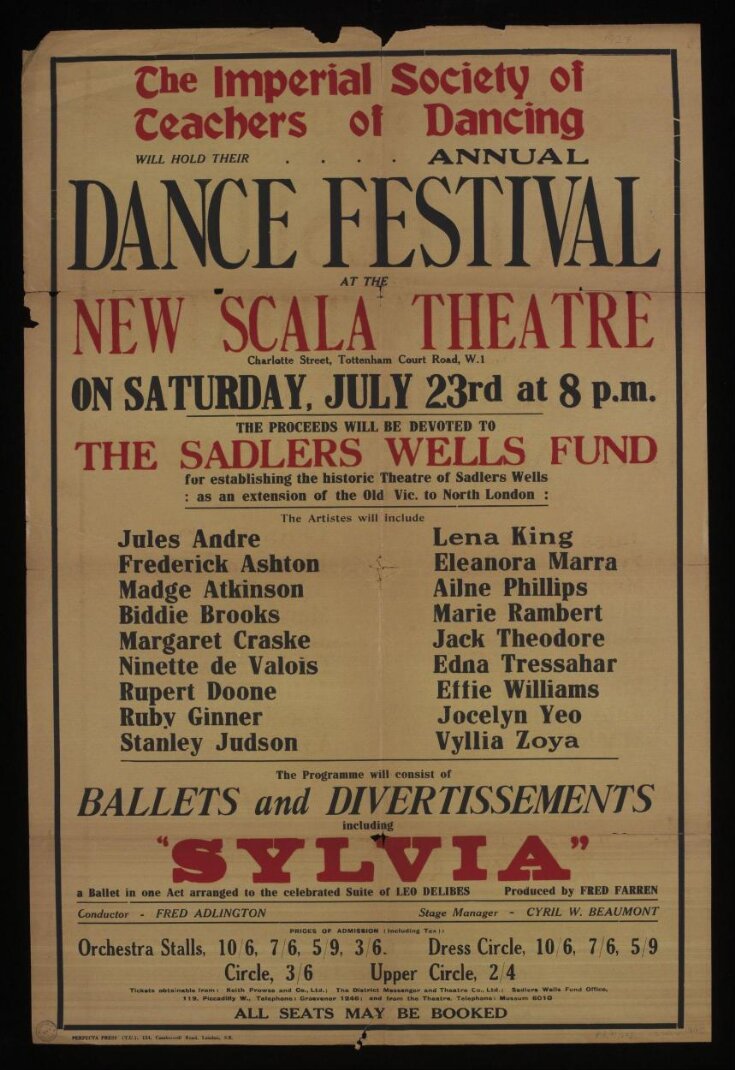 New Scala Theatre poster image