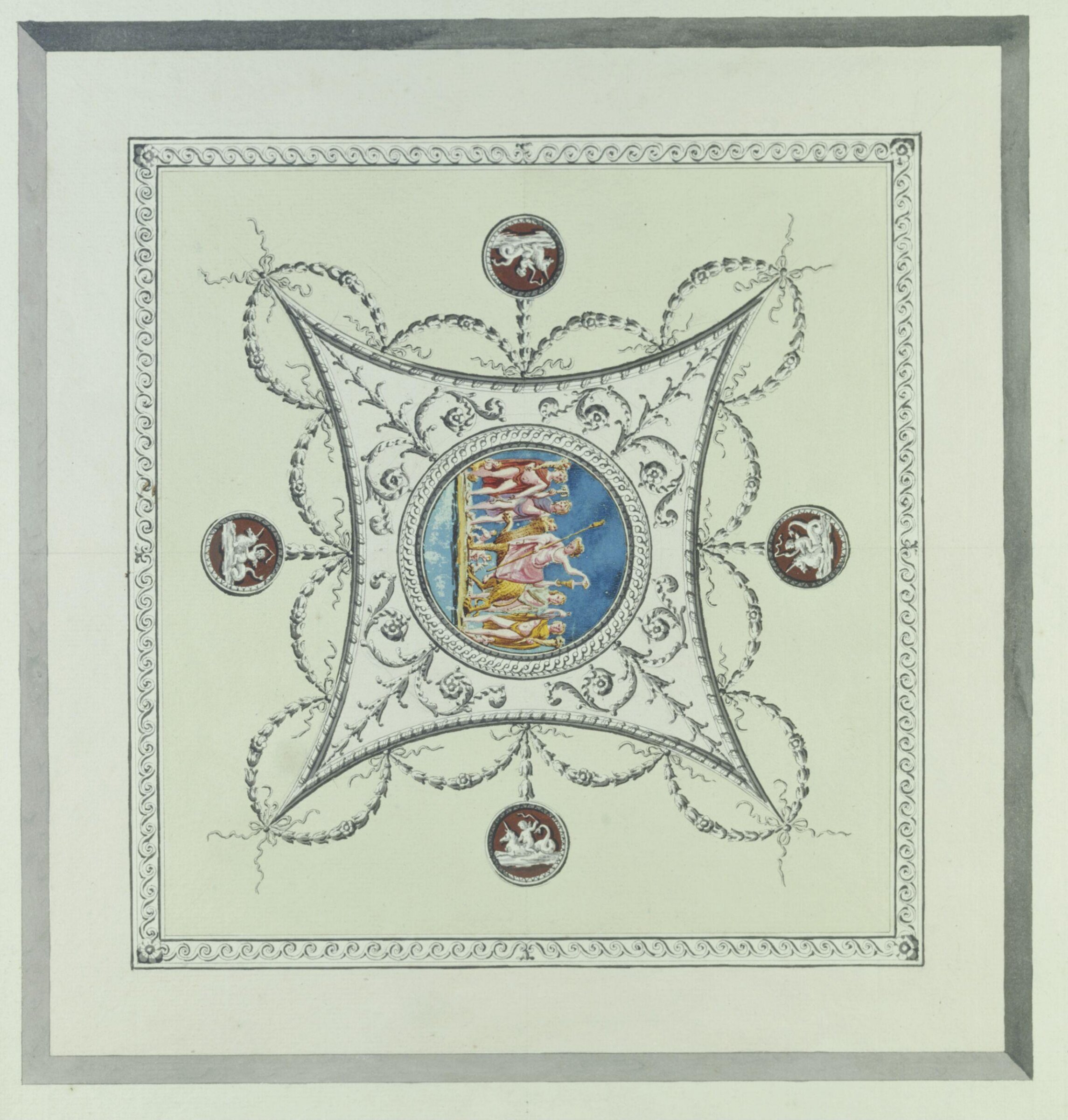 Drawing, Robert Adam, 18th century