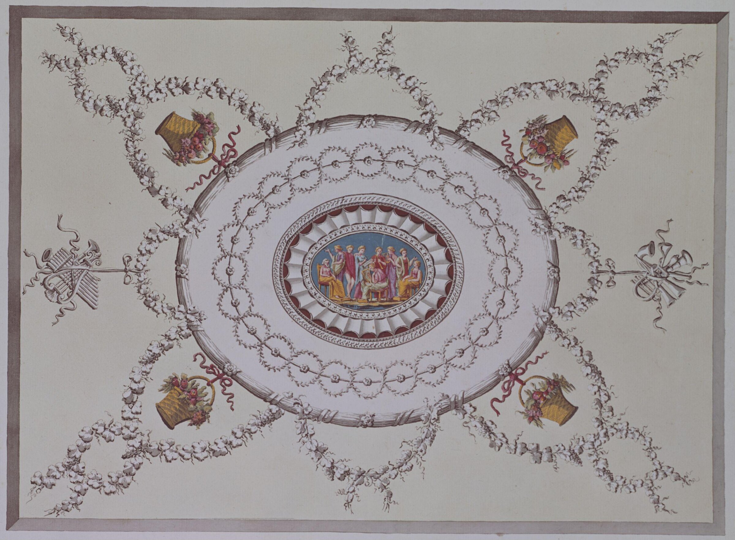 Drawing, Robert Adam, 18th century