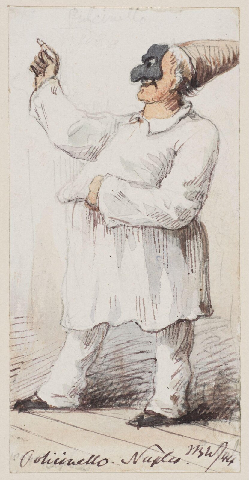 Watercolour drawing, John Burley Waring, 1840-1870